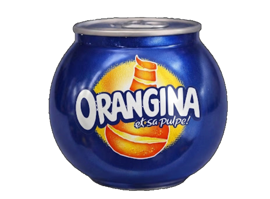 Canette Orangina seule